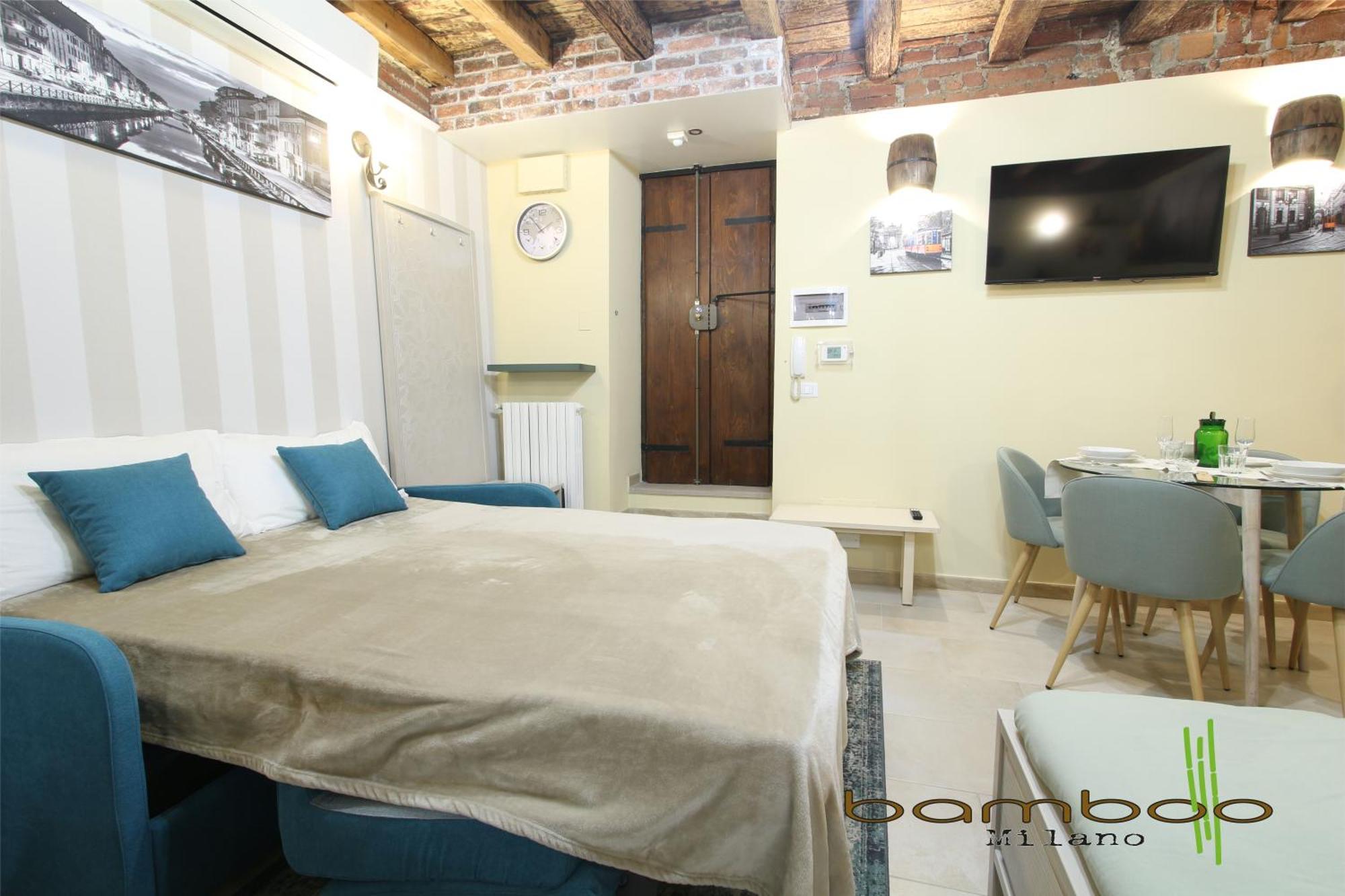 Ferienwohnung Bamboo Milano Darsena Exterior foto